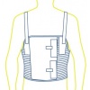 Fascia Toracica con Bretelle - h. cm 27